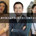 蒋凡事件是怎么回事(蒋凡张大奕事件全过程)